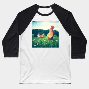 The Secret Life of Chickens Baseball T-Shirt